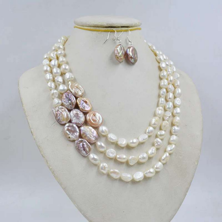 Collier en Perles d’Eau Douce – Raffinement Naturel
