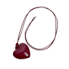 Collier Cœur Rouge en Céramique