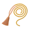 Collier Gland Bohème – Bois Naturel & Pierre Énergétique