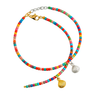 Bracelet de Cheville Minimaliste en pierres – Élégance Naturelle & Légèreté Bohème