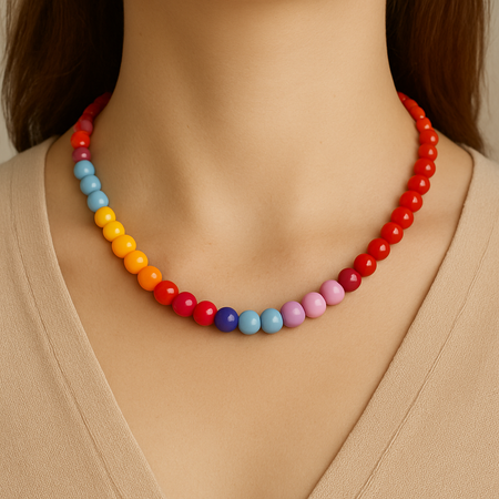 Collier en Pierre Brute Naturelle – Énergie Minérale &amp; Élégance Authentique