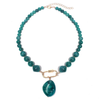 Collier en Perles Naturelles Vertes – Élégance Chic & Énergie Zen