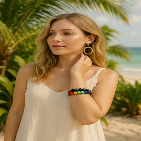 Set de Bracelets Chakra – Énergie Positive & Harmonie Féminine