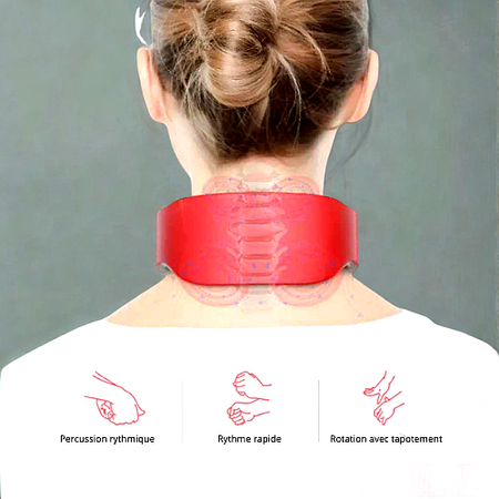 Masseur de Cou Sans Fil – Relaxation Intelligente & Soulagement Instantané